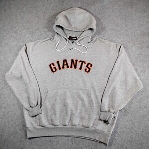 Nike Team San Francisco Giants Pullover Hoodie Mens XL Gray MLB Vintage